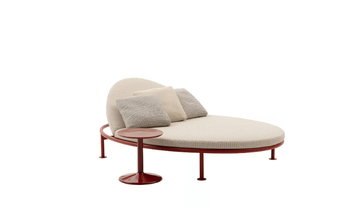 BOREA - Recliner garden bed by B&B Italia Outdoor - view 3